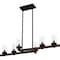 Quoizel Tuthill Linear Chandelier 6 Lights Matte Black TUT638MBK - alternate 4